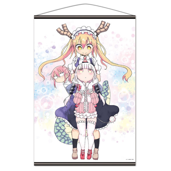 「小林さんちのメイドラゴン」トール&カンナ&小林さん B2タペストリーC